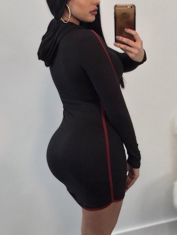 NEW FEELING Womens Black Mini Dresses