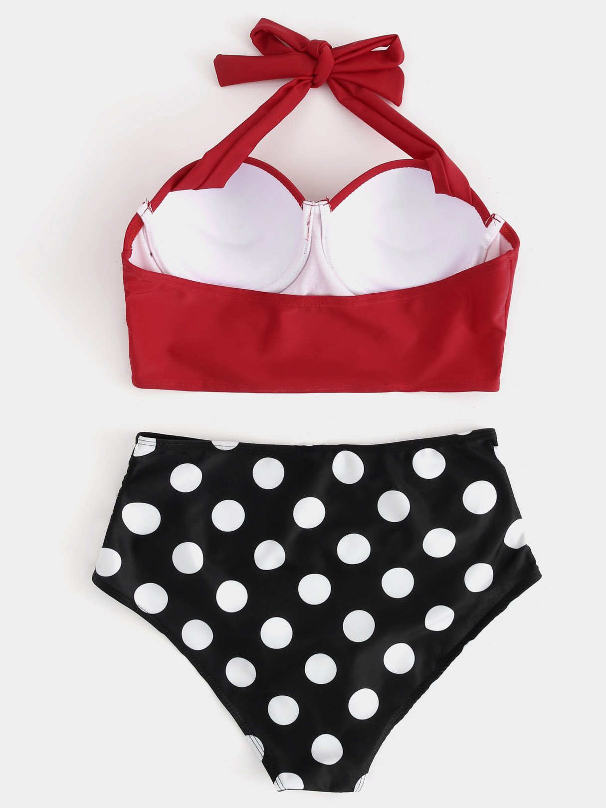 NEW FEELING Womens Red Bikinis
