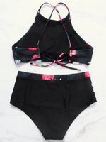 NEW FEELING Womens Black Bikinis