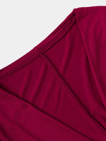OEM Ladies Burgundy Maxi Dresses
