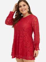 OEM Ladies Red Plus Size Dresses