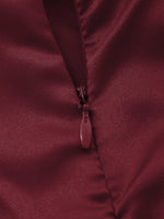 OEM Ladies Burgundy Mini Dresses