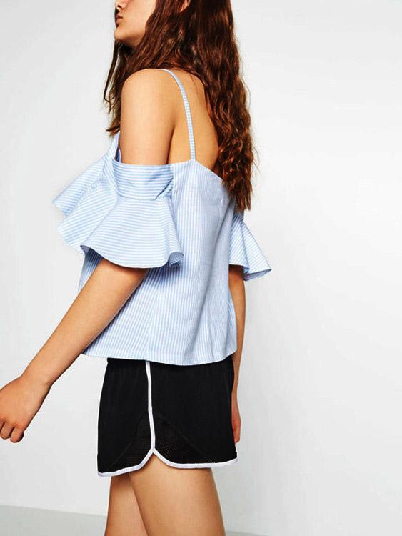 OEM Ladies Striped T-Shirts