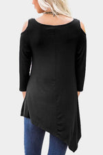 NEW FEELING Womens Black T-Shirts