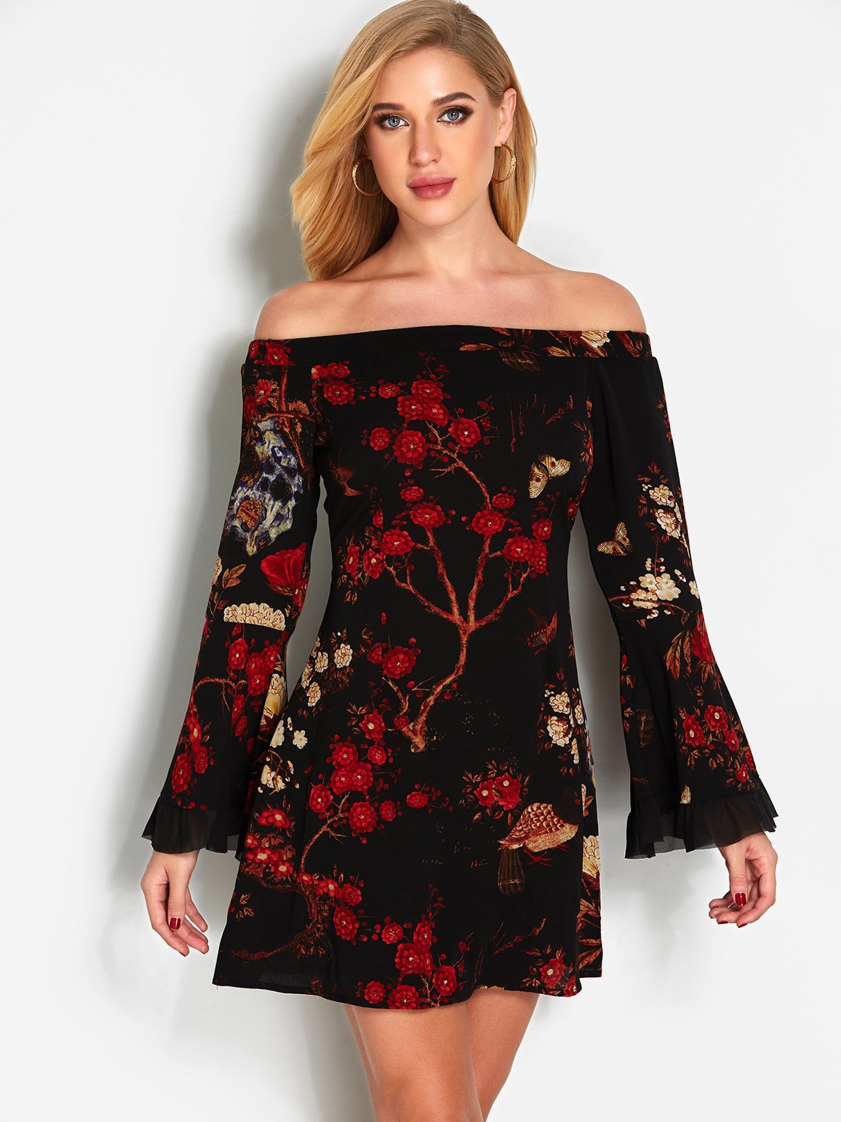 ODM Ladies Long Sleeve Dresses