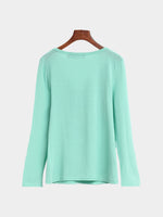 NEW FEELING Womens Green T-Shirts