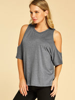OEM Ladies Gray Blouses