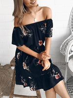 OEM Ladies Floral Mini Dresses