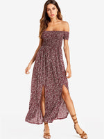 ODM Ladies Short Sleeve Maxi Dresses