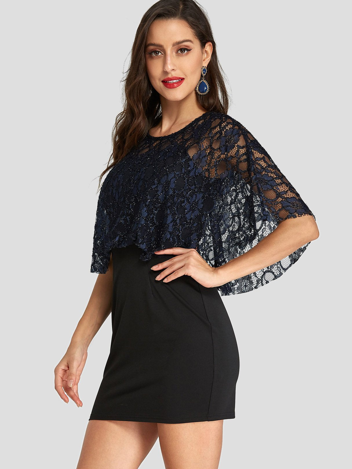OEM Ladies Black Mini Dresses