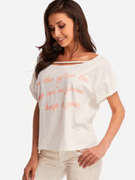 OEM Ladies White T-Shirts