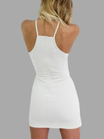 NEW FEELING Womens White Mini Dresses