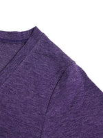 NEW FEELING Womens Purple T-Shirts