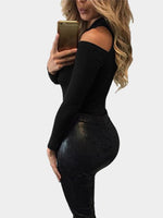 NEW FEELING Womens Black T-Shirts