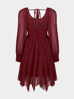 NEW FEELING Womens Burgundy Sexy Dresses