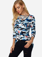 ODM Ladies 3/4 Sleeve T-Shirts