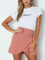 Wholesale Round Neck Letter Short Sleeve White T-Shirts