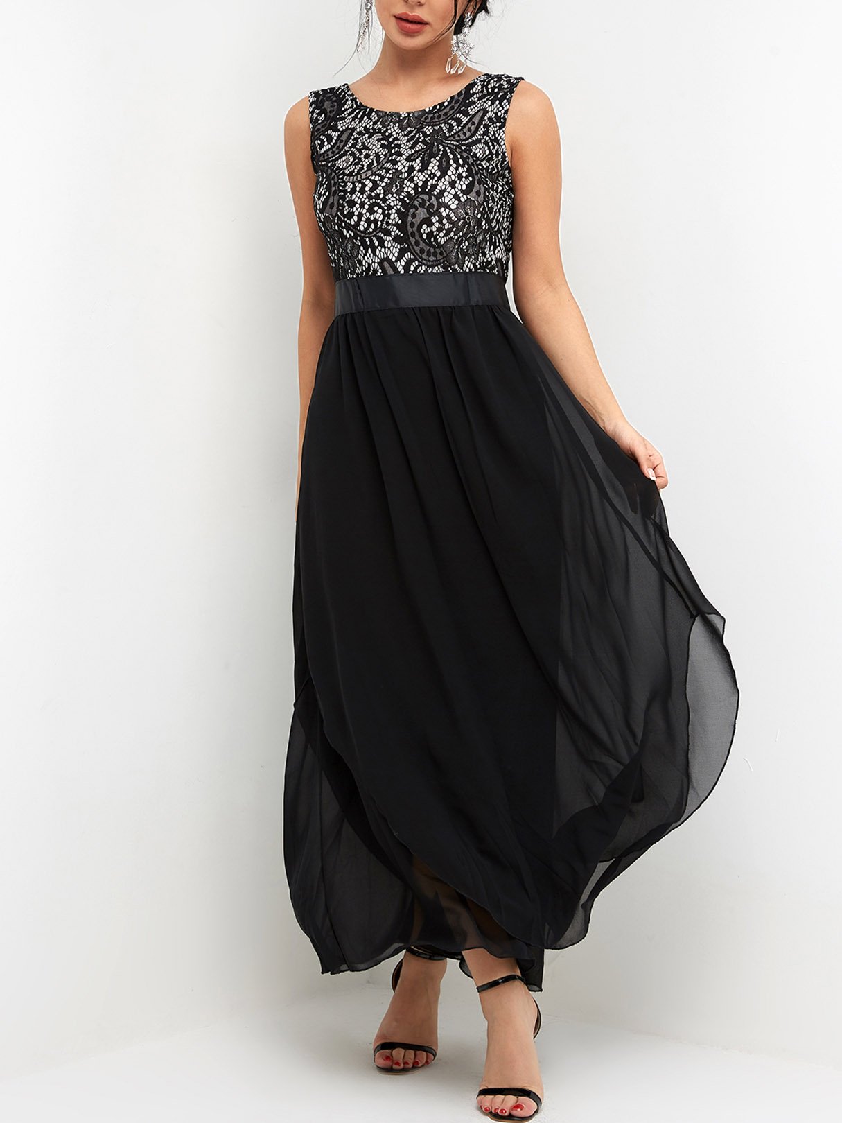 ODM Ladies Sleeveless Maxi Dresses