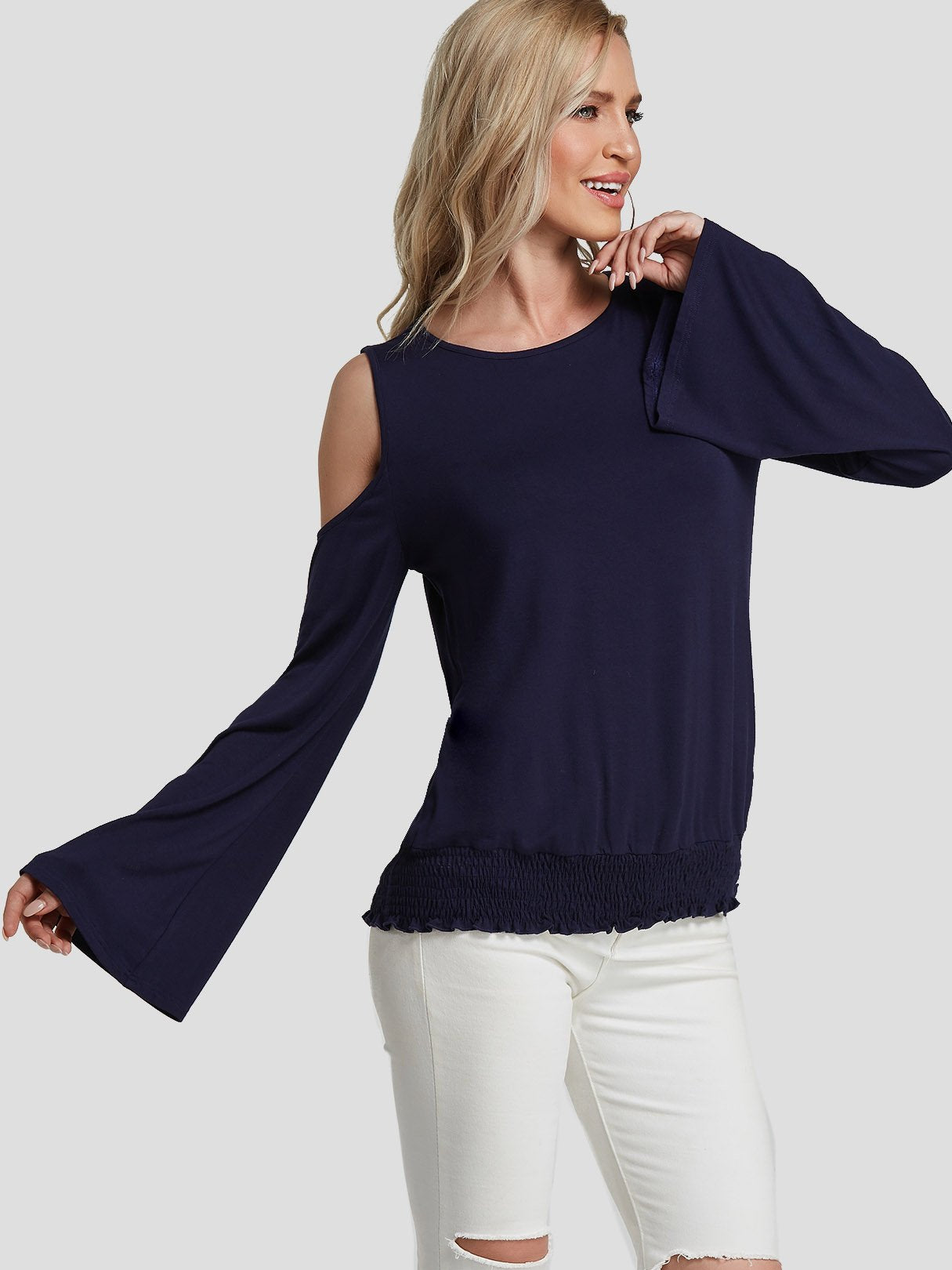 OEM Ladies Navy T-Shirts