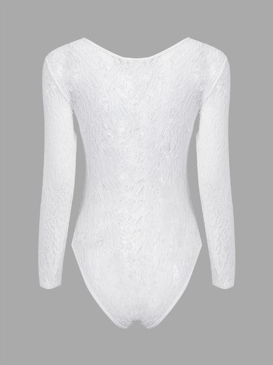 NEW FEELING Womens White One-Pieces