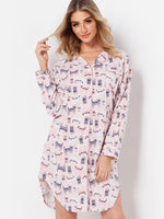 OEM Ladies Pink Casual Dresses