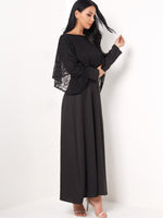 NEW FEELING Womens Black Maxi Dresses