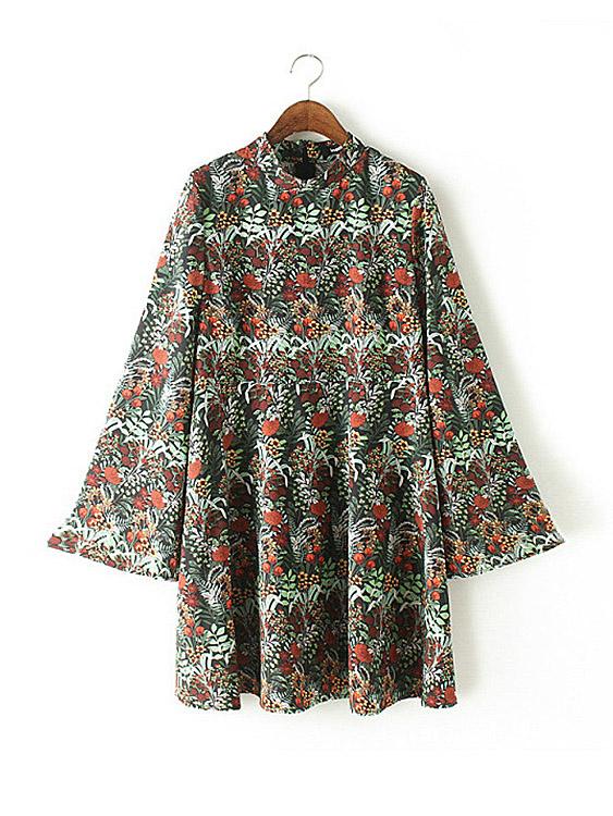 OEM ODM Womens Long Sleeve Mini Dress