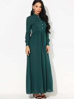 OEM Ladies Green Maxi Dresses