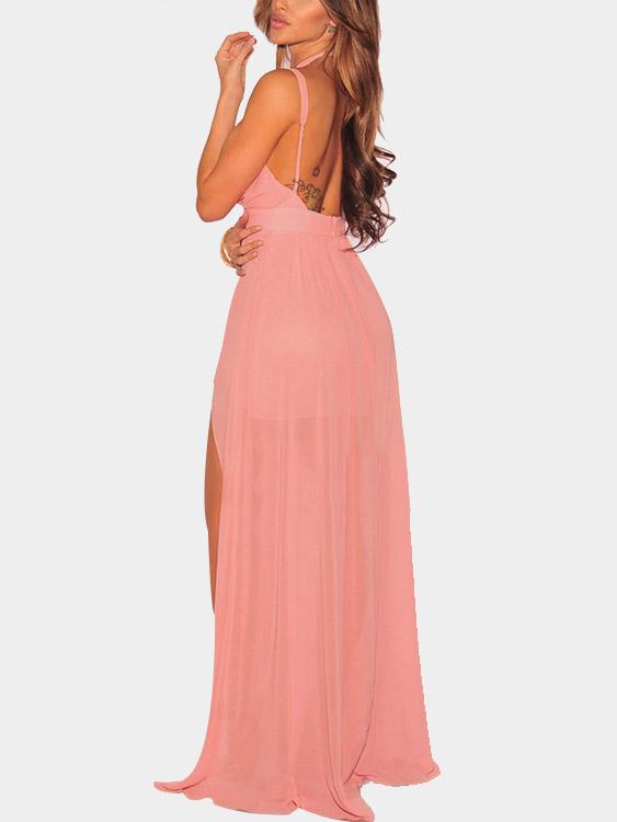 NEW FEELING Womens Pink Maxi Dresses