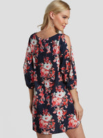ODM Ladies 3/4 Sleeve Mini Dress
