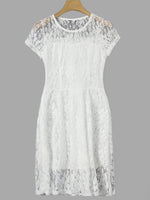 NEW FEELING Womens White Mini Dresses