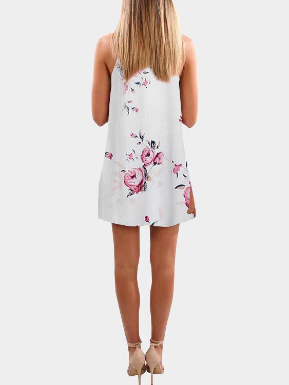 NEW FEELING Womens White Mini Dresses