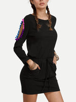 ODM Ladies Long Sleeve Casual Dresses