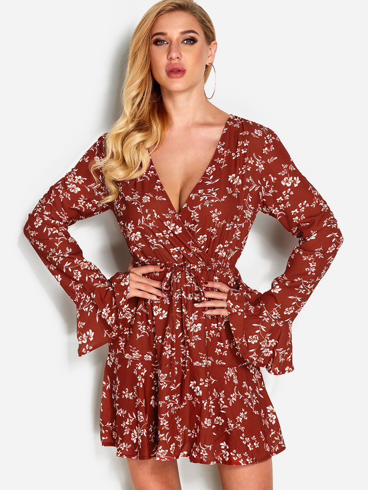 ODM Ladies Long Sleeve Mini Dress