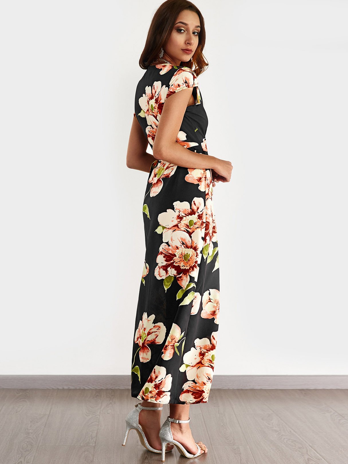 OEM Ladies Black Maxi Dresses