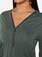Ladies Zippered Sweatshirts