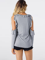 NEW FEELING Womens Grey T-Shirts