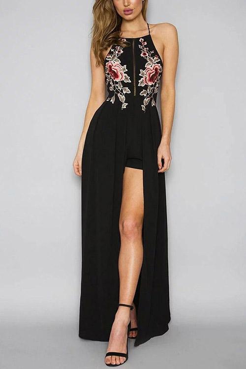 ODM Ladies Sleeveless Maxi Dresses