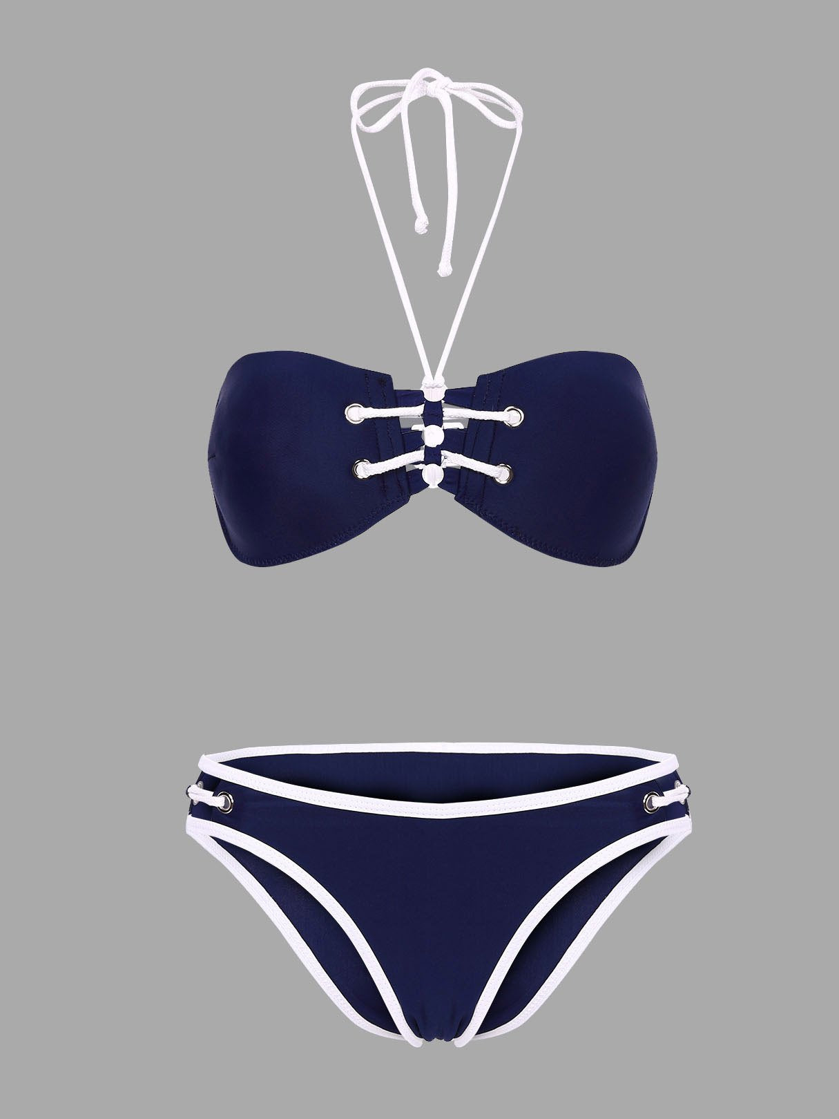 NEW FEELING Womens Navy Bikinis