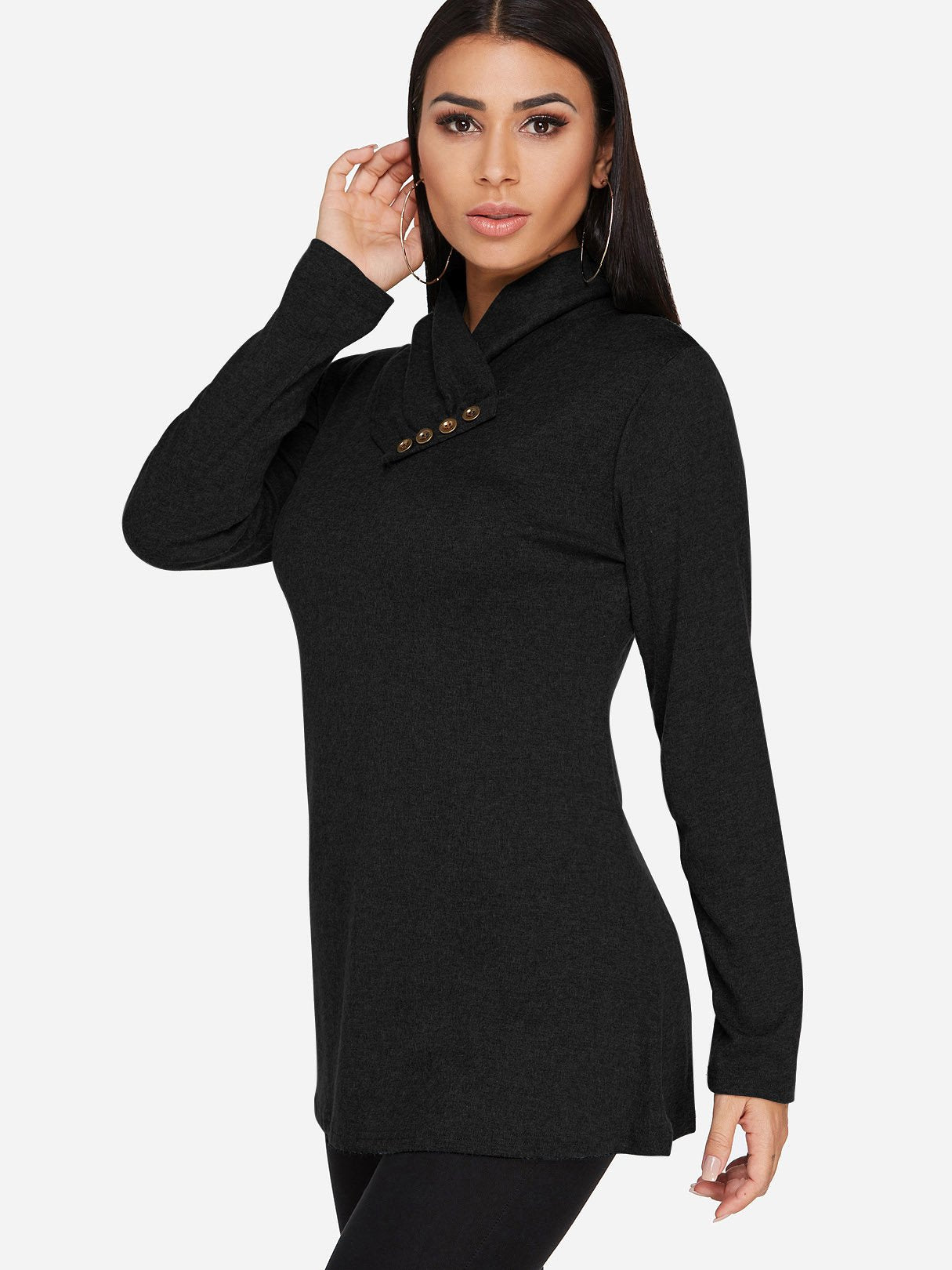 OEM Ladies Black T-Shirts