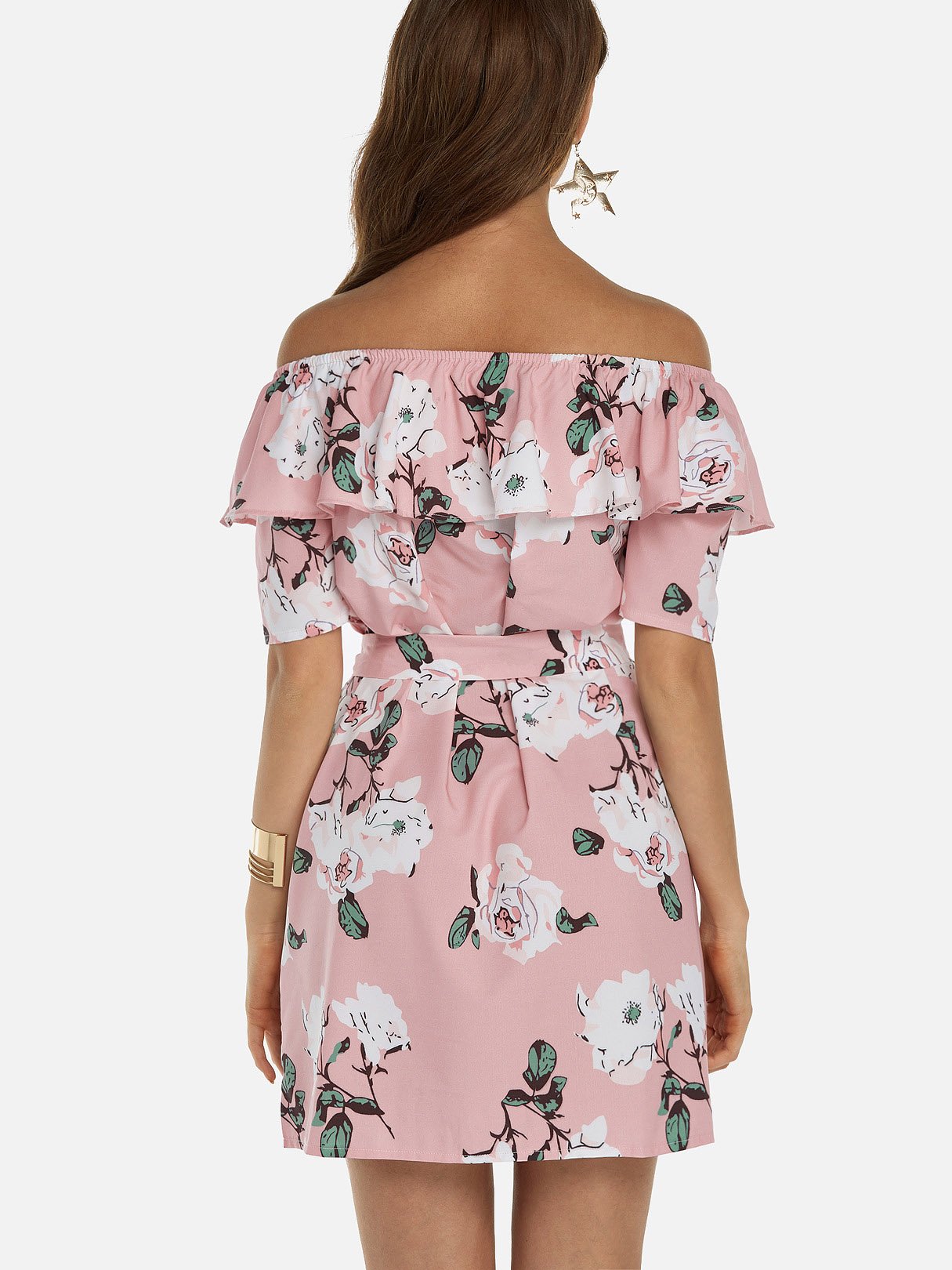 NEW FEELING Womens Floral Floral Dresses