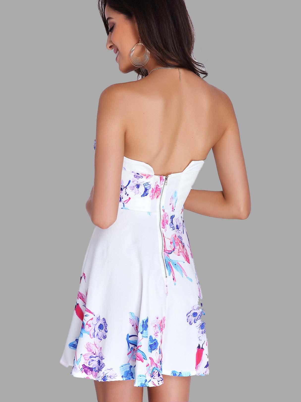 NEW FEELING Womens Floral Mini Dresses