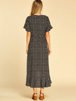 Custom White Maxi Dress With Sleeves