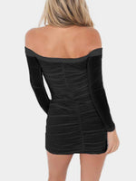 NEW FEELING Womens Black Mini Dresses