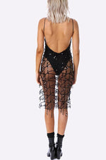 NEW FEELING Womens Black Midi Dresses