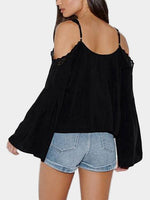 NEW FEELING Womens Black T-Shirts
