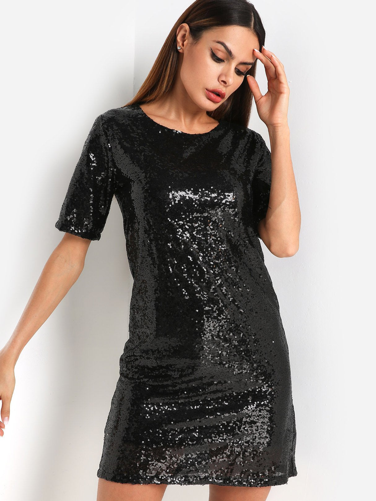 OEM Ladies Gold Casual Dresses