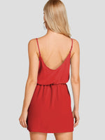 Custom Hot Red Dress