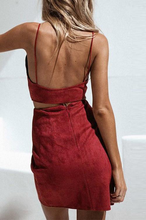NEW FEELING Womens Red Cover-Ups