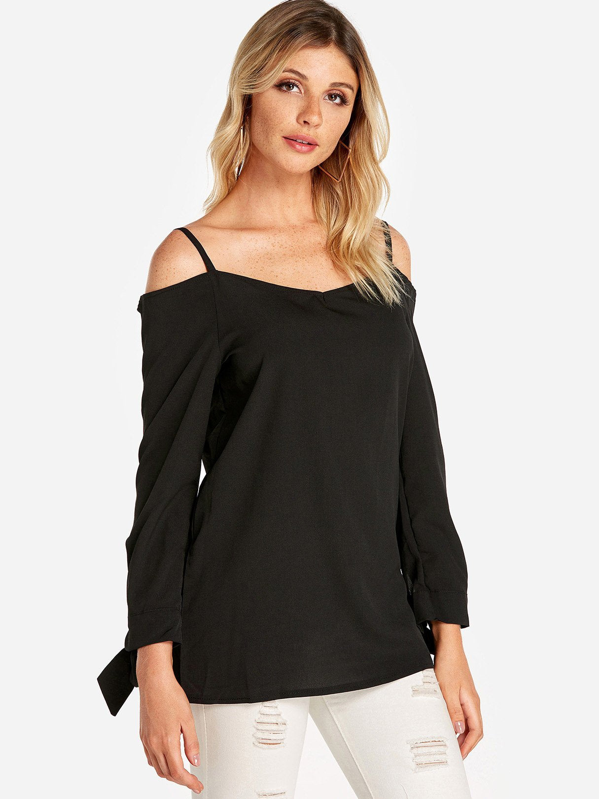 Custom Womens 3/4 Sleeve Blouses